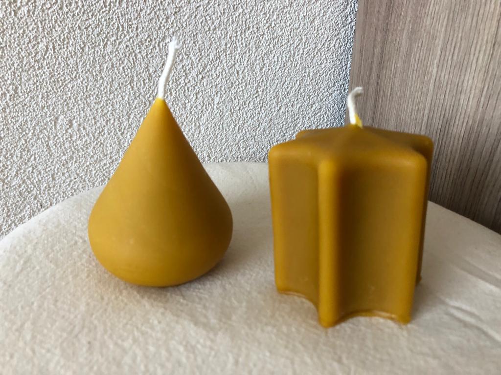 Druppelkaars en stervorm